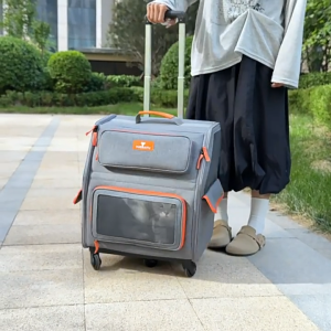 Smart Pets Cat Carrier Outdoor Portable Bag Breathable Foldable Large Capacity Pet Backpack