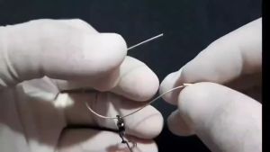 ลวด สแตนเลส 0.3-1 mm หุ้มยาง ร้อยลูกปัด ตกปลา