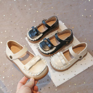 Versatile Soft-Soled Childrens Shoes Lace and Bow Design Girls Casual Shoes