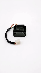 Motorcycle Brand New 5 Pin 5 Wire Voltage Regulator Rectifier 12V Fits For GY6 Scooter Motorcycle Rectifier Regulator Full Wave Voltage Regulator Rectifier For GY6 5 Pin