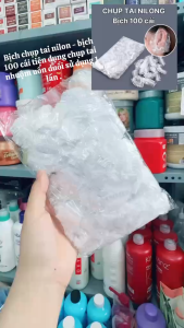 Bao chùm tai nilon nhuộm tóc gói 100 cái