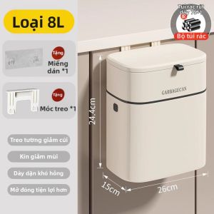 youqin | Thùng Rác Bếp Treo Tường Có Nắp