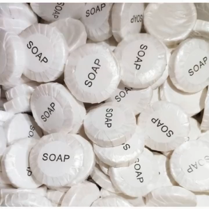 [50pcs]12g Hotel Bath Soap in Glassine Packaging - Hotel Supplies Amenities