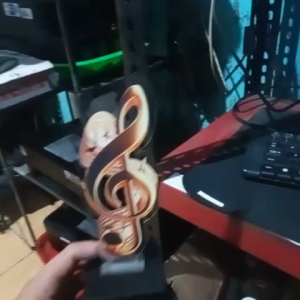 Piala Lomba karoke menyanyi musik akrilik juara BEBAS DESIGN "costum" (bisa satuan) Trophy Lengkap Stiker BEBAS DESIGN design sticker dan free sticker DESIGN TERSEERAH