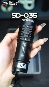 SmilingShark 10000MAH 5000LM Diving Flashlight IPX8 Waterproof Flashlight Underwater Light USB Rechargeable Flashlight LED Torches