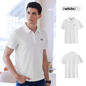 Jeep | Jeep Official Quick Dry Short Sleeve Mens Polo Shirt Breathable Outdoor T-Shirt Ultra Light Windproof UV Protection Casual Wear