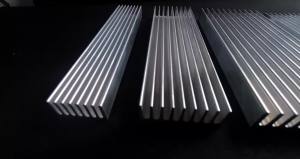 Aluminum Dense Tooth Heat-sink 10 mm for Power Amplifier/Router/Graphics Card Thermal Conductivity High-power Aluminum Radiator