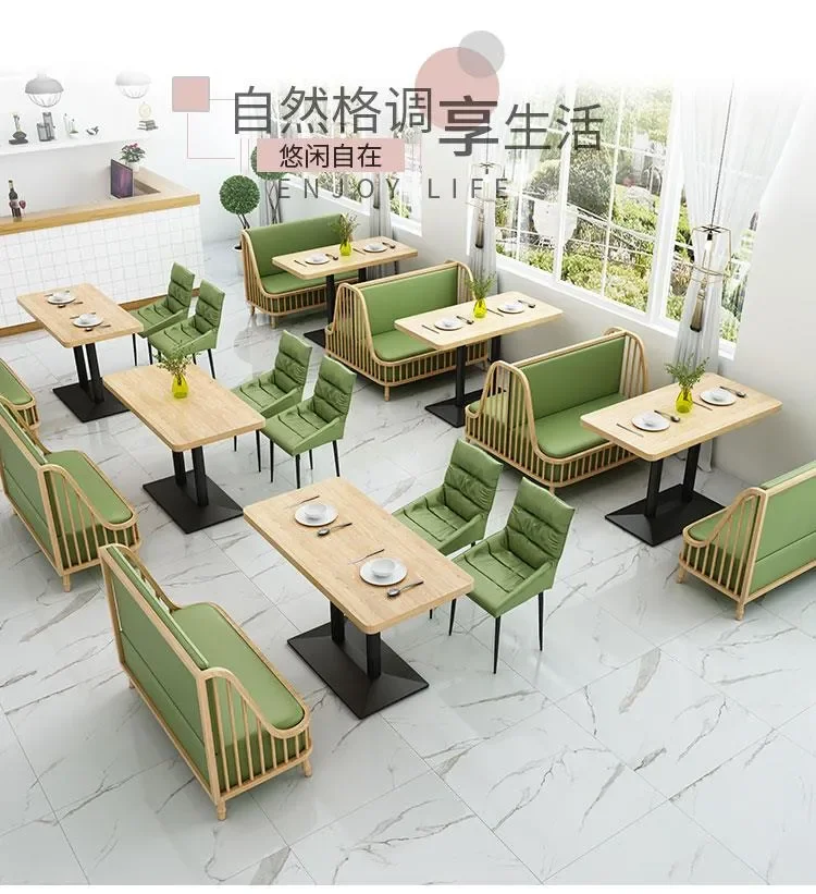 Table and chairs for store milk tea shop