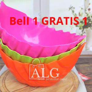 MURAH 3 PCS MANGKOK MODEL DAUN BESAR BAHAN TEBAL DAN TERMURAH