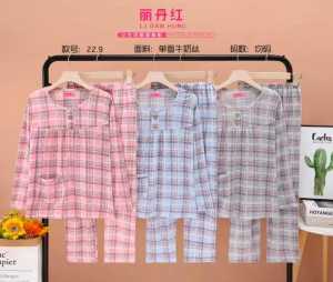 piyama tidur lengan panjang spandek