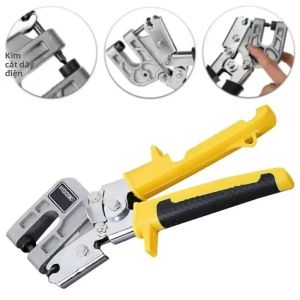 Kìm Bấm Kim Loại Hợp Kim Nhôm Hai Tay Dùng Cho Thạch Cao Và Trần Nhà Dụng Cụ Bắt Vít Mạ Crôm Vanadi