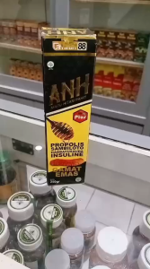MADU HITAM PAHIT ANH PLUS PROPOLIS SAMBILOTO HERBAL KOLESTEROL ASAM URAT NYERI SENDI 250GR ORIGINAL