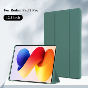Funda For Redmi Pad 2 Pro Case 12.1 inch Trifold Soft TPU Back Stand Tablet Shell For Xiaomi Redmi Pad 2 Pro 12.1 2025 Case Etui
