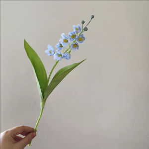 YESPERY 6Pcs Lily of The Valley Artificial Flowers Silk Fake Flower for Bridal Wedding Bouquet Home Party Decoration