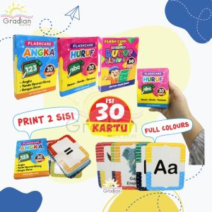 Flash Card Flashcard Kartu Huruf untuk Anak Angka Huruf Huruf Hijaiyah