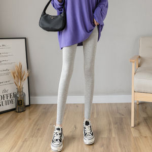 MiiOW | Cat Woman Small Size Womens Leggings Summer New Five-Seven Shorts Thin Large Size Black Seven-Part Pants Casual High Waist