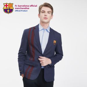 ALL STAR PARTNER | Red and Blue Retro Casual Suit Jacket