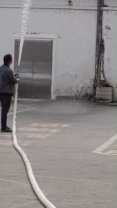 สายส่งน้ำ 1.5นิ้ว รุ่น YAMAJIMA 10-100 เมตร สีขาว เคลือบ PE รับแรงดันได้ 24 ชั่วโมง สายดับเพลิง หนาพิเศษ เหนียว หนา ทน แข็งแรง ทนทาน 10 ครั้งมีประสิทธิภาพ