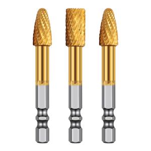 SONGQI | Hex Handle Tungsten Steel Rotary File Hard Alloy Drill Bit Enlarger Electric Polishing Tool