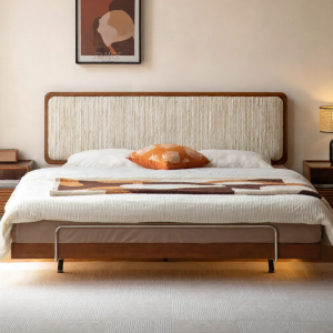 WEISHA | Master Bedroom Antique Style Soft Back Storage Bed 180cm