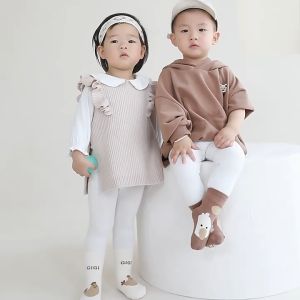 [Ready Stock] NEMO BABY Anti-Slip Medium Long Soft Cotton Socks for Baby Toddlers 韩版卡通宝宝婴儿童防滑中筒袜子