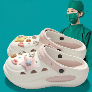 BAIMUQINGCHEN | Anti-slip and Thick-soled Clogs