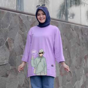 Baju Oversize Wanita Motif Keren