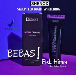 Salep Malam Obat Flek Hitam Bandel Shenox Night Cream