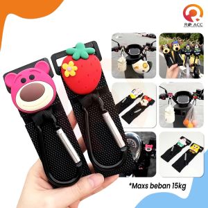 [RO ACC] NVN-GK01 [1SET 2PCS] STRAP HOOK GANTUNGAN STROLLER / SEPEDA MOTOR / KAIT KERETA DORONG UNTUK GANTUNGIN BELANJAAN KARAKTER