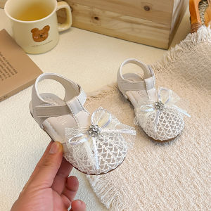 Lace Bow Hollow Princess Sandals