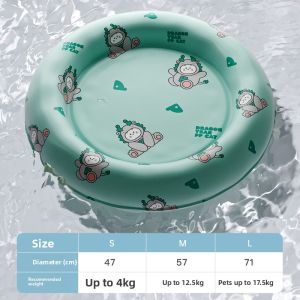 MONLEYTA | Pet Cooling Mat Summer Sleep Pad Sunflower Design Cat And Dog Bed Temperature Regulation Comfortable Soft Material Universal Use