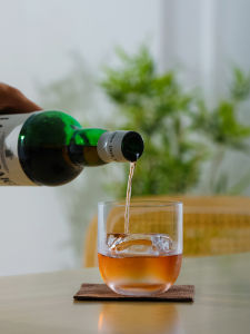 WK5301 CRISON แก้วใสคริสตัลทรงกลมสำหรับผสมเครื่องดื่มแอลกอฮอล์สไตล์ญี่ปุ่น แก้วใสสำหรับใส่เครื่องดื่มแอลกอฮอล์แบบไม่มีรอยขีดข่วน