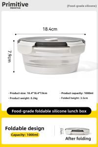 The Primitive | Foldable Portable Large Capacity Silicone Noodle Bowl