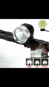 For Bicycle Rechargeable 1000LM T6/L2 Mountain Bike Lamp Set Bike Cycling Lamp Headlight 2 in 1 Without Battery New Headlight