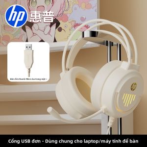 HP | Tai Nghe Chơi Game Thiết Kế Tai Mèo cho Máy Tính Xách Tay và Máy Tính Bàn