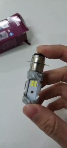 LED HEADLIGHT BULB T19/1LEG- beterry operated