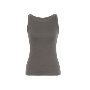 Áo Vest Không Tay MEIYANG Slim Fit Có Đệm Ngực Cổ Vuông Áo Vest Không Tay Mùa Hè Thường Ngày Áo Vest Đơn Màu Trơn