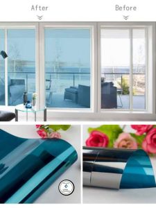 DIY TINTED GLASS MIRROR STICKER