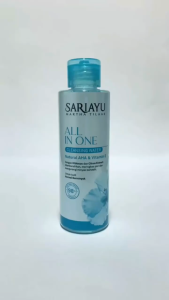 Sariayu All In One Cleanser Water Normal/Berminyak 150ml / pemberih wajah (biru )