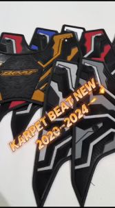 KARPET BEAT NEW DELUXE STREET 2020-2024 MOTIF CARBON 3D ALAS KAKI MOTOR