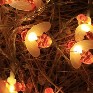 Bees String Lights 6M 40LED Lights Vintage Christmas Halloween Decorative String Lights Patio Garden Home Fairy lights Party
