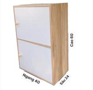 Tủ Kệ Sách Để Sàn 234 Ngăn Có Cửa Lắp Ghép Tiện Ích Gỗ MDF