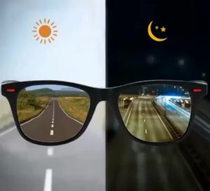 Night Vision Glasses PC Frame Polarized Sunglasses Men Outdoor Sport Sun Glasses Day Night Vision Driver Night Glasses Goggles