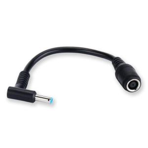 1Pc 7.4x5.0mm to 4.5x3.0mm DC Power Charger Converter Adapter Connector Cable Blue Tips for HP Dell Laptop Notebook