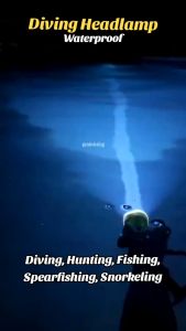 Smith Tools Super bright 100m Diving head lamp lampu suluh kepala lampu suluh rechargeabl waterproof diving flashlight Led High Power camping Fishing