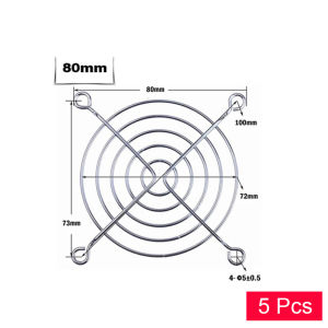 5/10 Pcs Cooling Fan Mesh Metal Cover 8/9/12cm Iron Stainless Steel Fan Hood Protective Cabinet Hand Guard for Fan