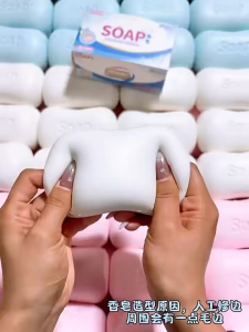 Fun Soap Shaped Squishy Toy Slow Rebound Sensory Fidget Stress Relief Squeeze Decompression Fidgety Pinching Toy Anxiety Relief Gift