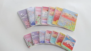 1PC A7 Spiral Notebook Mini Diary Book Portable Cute Pocket Coil Notebook Stationery Office Supplies
