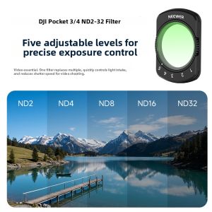 Neewer | CPL Polarizer UV Filter ND Neutral Density Filter Magnetic Anti-glare Wide Angle Expansion Lens Kit