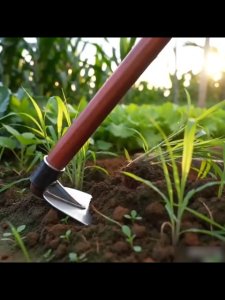 Ready Stock Heavy Duty Steel No Handle Garden Hoe Asarol Multipurpose Farm Weeding & Digging Tool